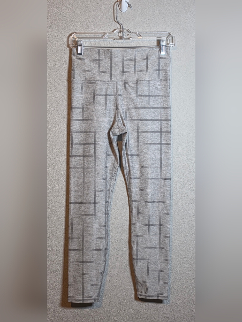 Vuori Clean Elevation Leggings M Windowpane Grid DreamKnit Move High Rise 7/8 - Picture 4 of 9